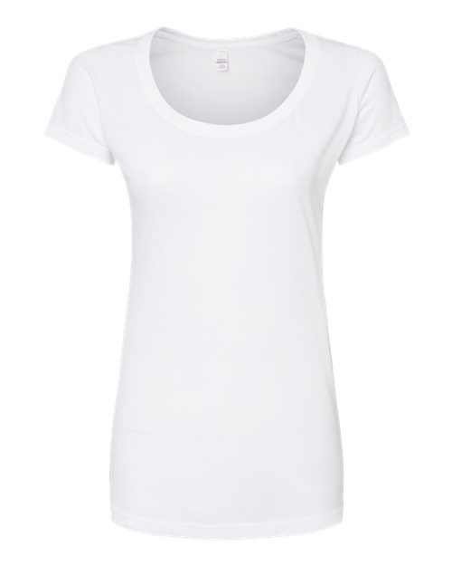 Tultex Women's Poly-Rich Scoop Neck T-Shirt