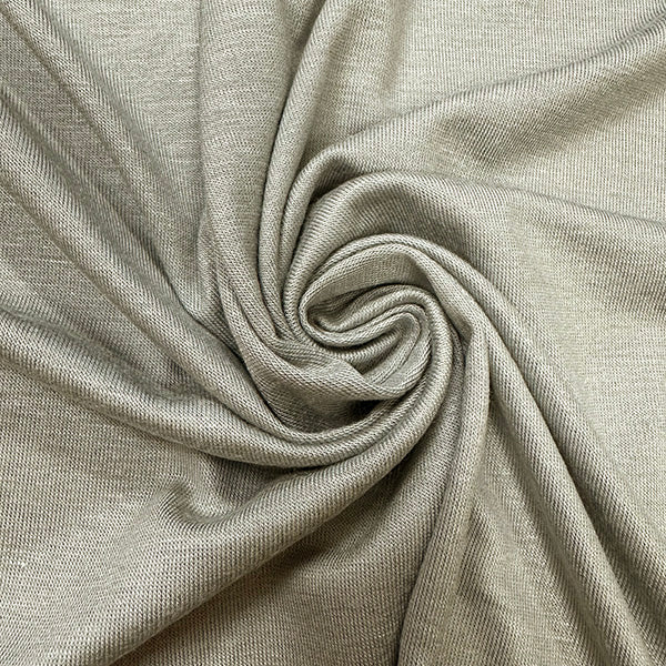 1 Yard Light Heather Gray Rayon Spandex Jersey Knit Fabric 58 Inches Wide