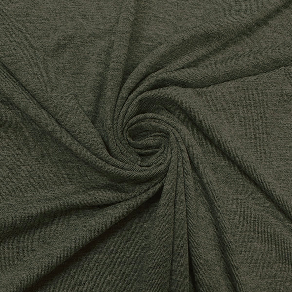 1 Yard Heather Gray Rayon Spandex Jersey Knit Fabric For Tees And Pajamas 58 Inches Width