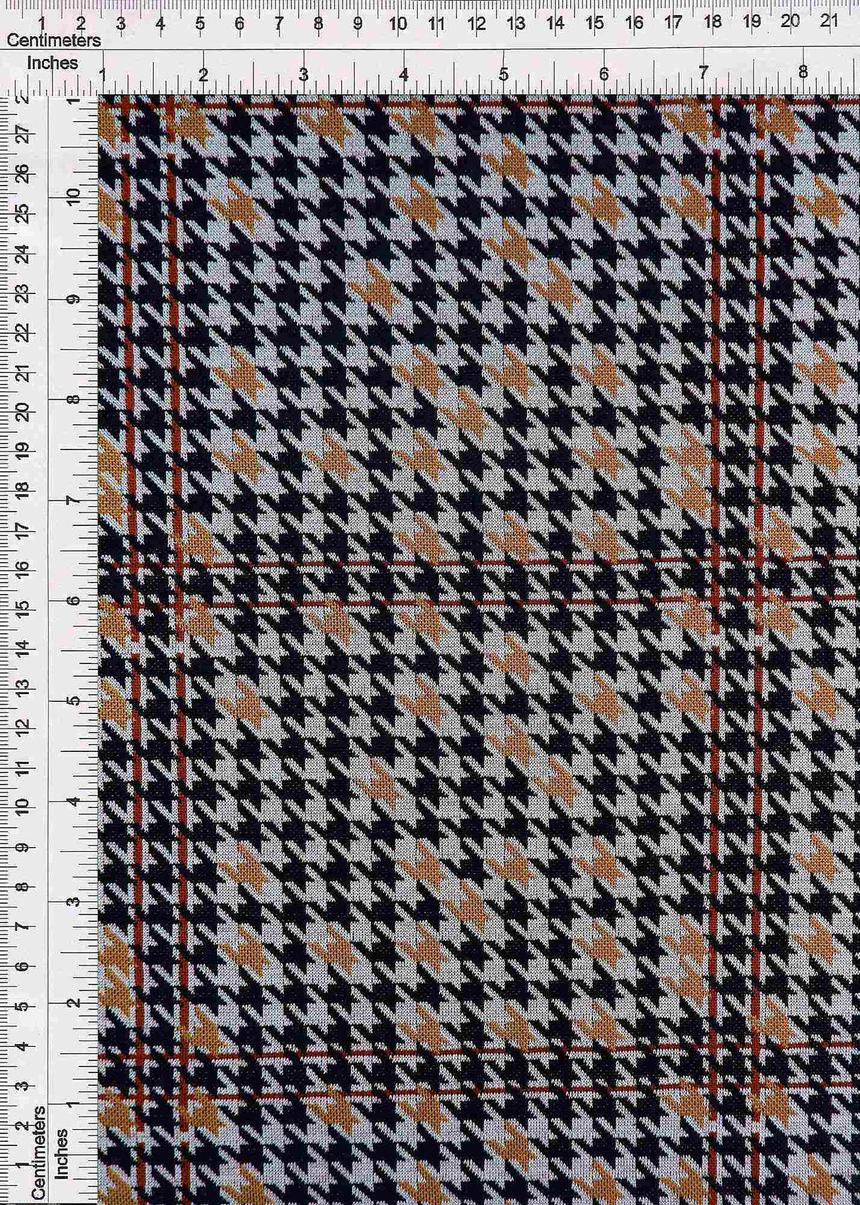 Premium Double Knit Jacquard Plaid Fabric Stretch Polyester Rayon Spandex 58/60 Inches Wide