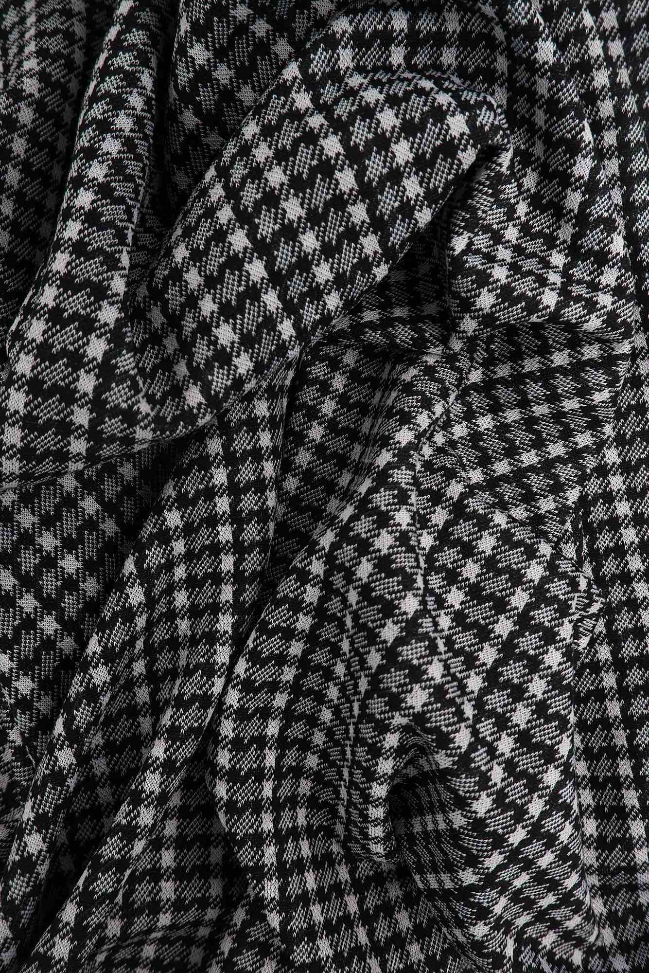 Soft Double Knit Jacquard Plaid Fabric Stretch Polyester Rayon Spandex 58/60 Inches Wide