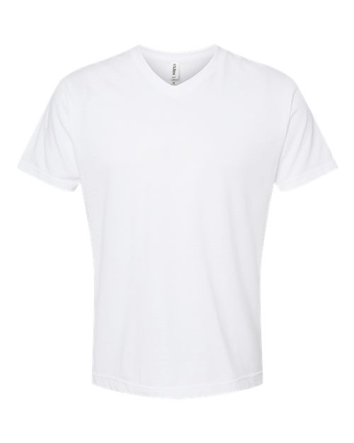 Tultex Men's Poly-Rich V-Neck T-Shirt