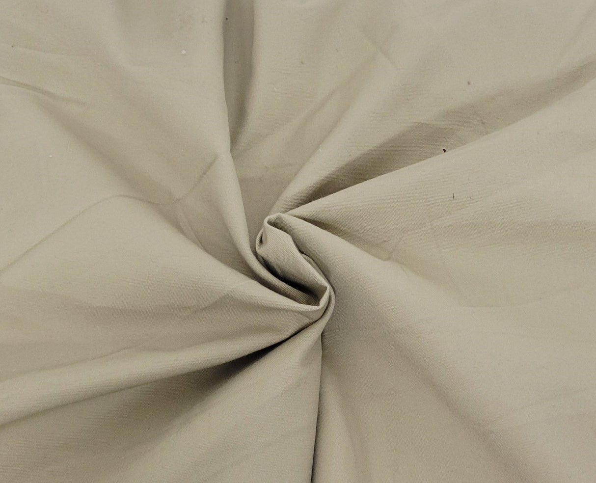 Cotton Canvas Fabric Khaki 270GSM