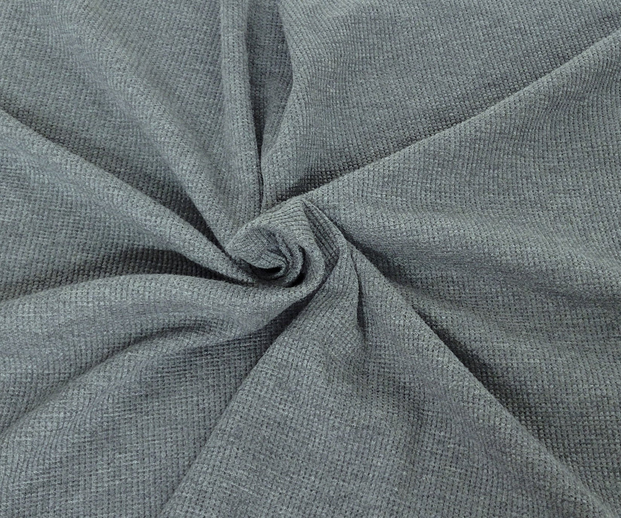 Cotton Thermal Knit Dark Heather Gray