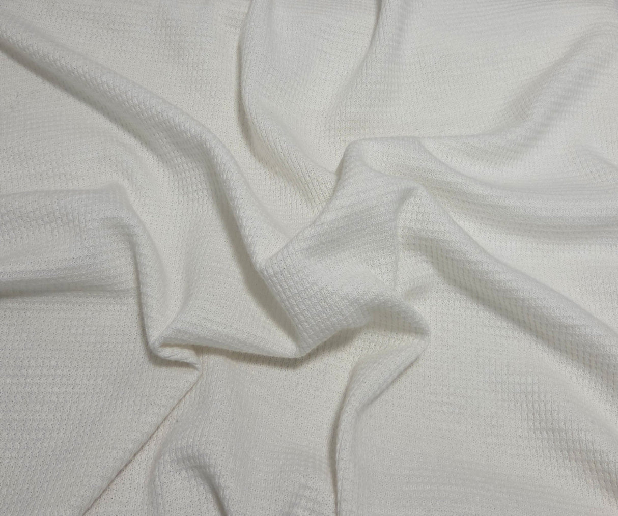 Cotton Thermal Knit Off White