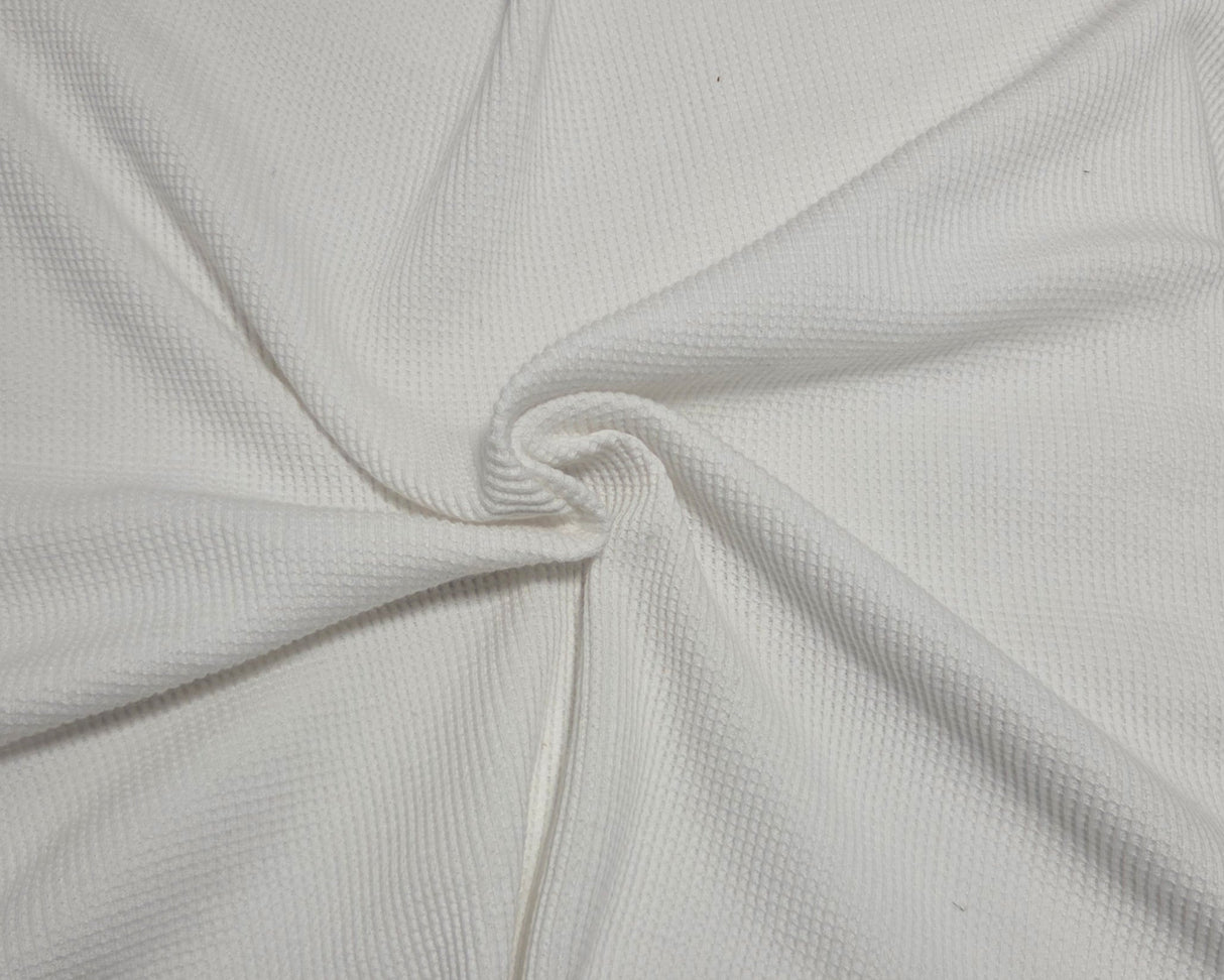 Cotton Thermal Knit White 270GSM