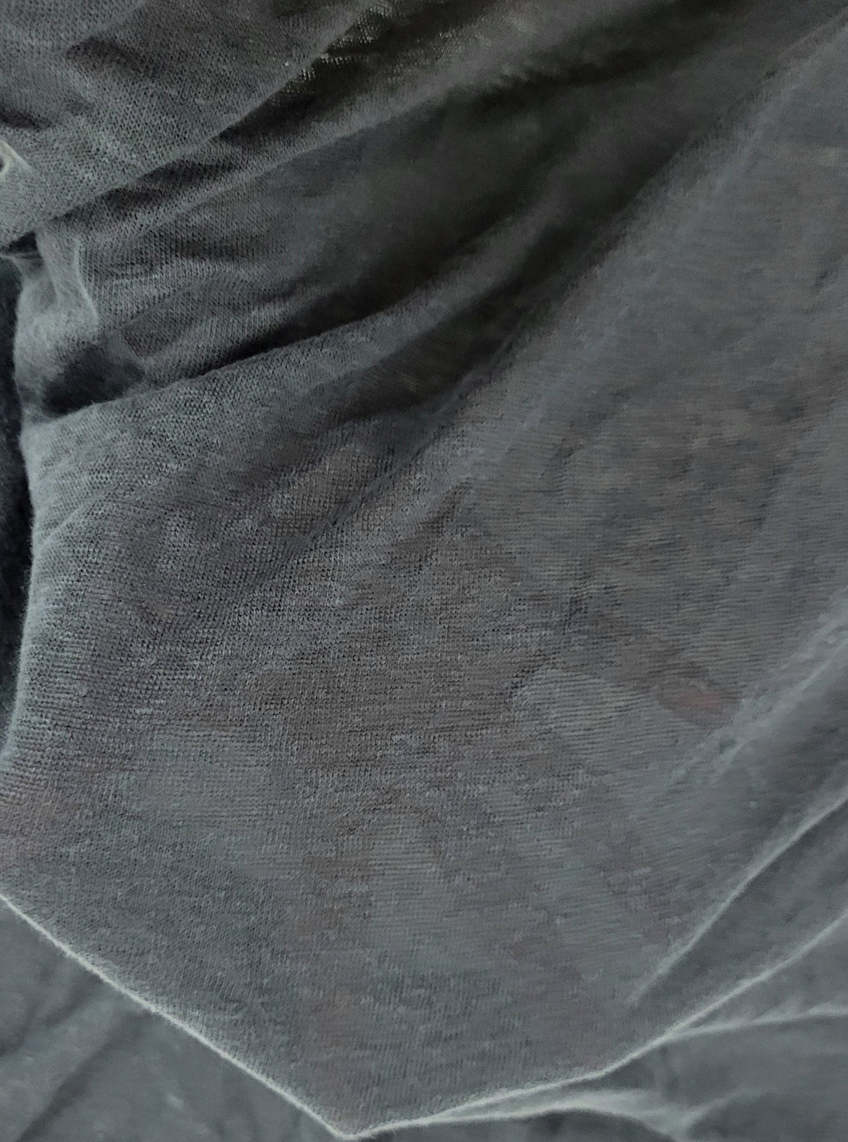 Linen Jersey Dark Gray