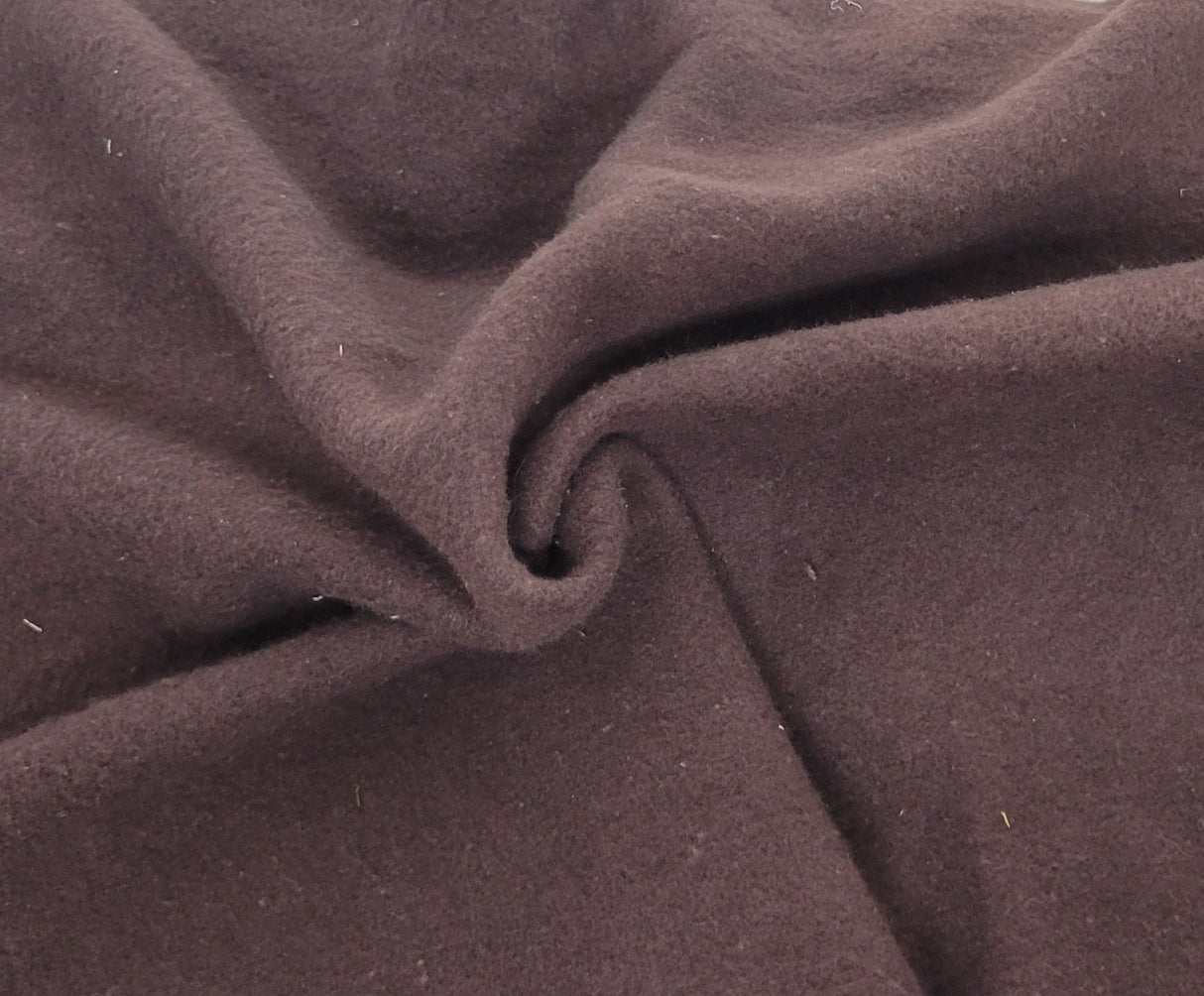 Sweatshirt Fleece Knit Chocolate Brown