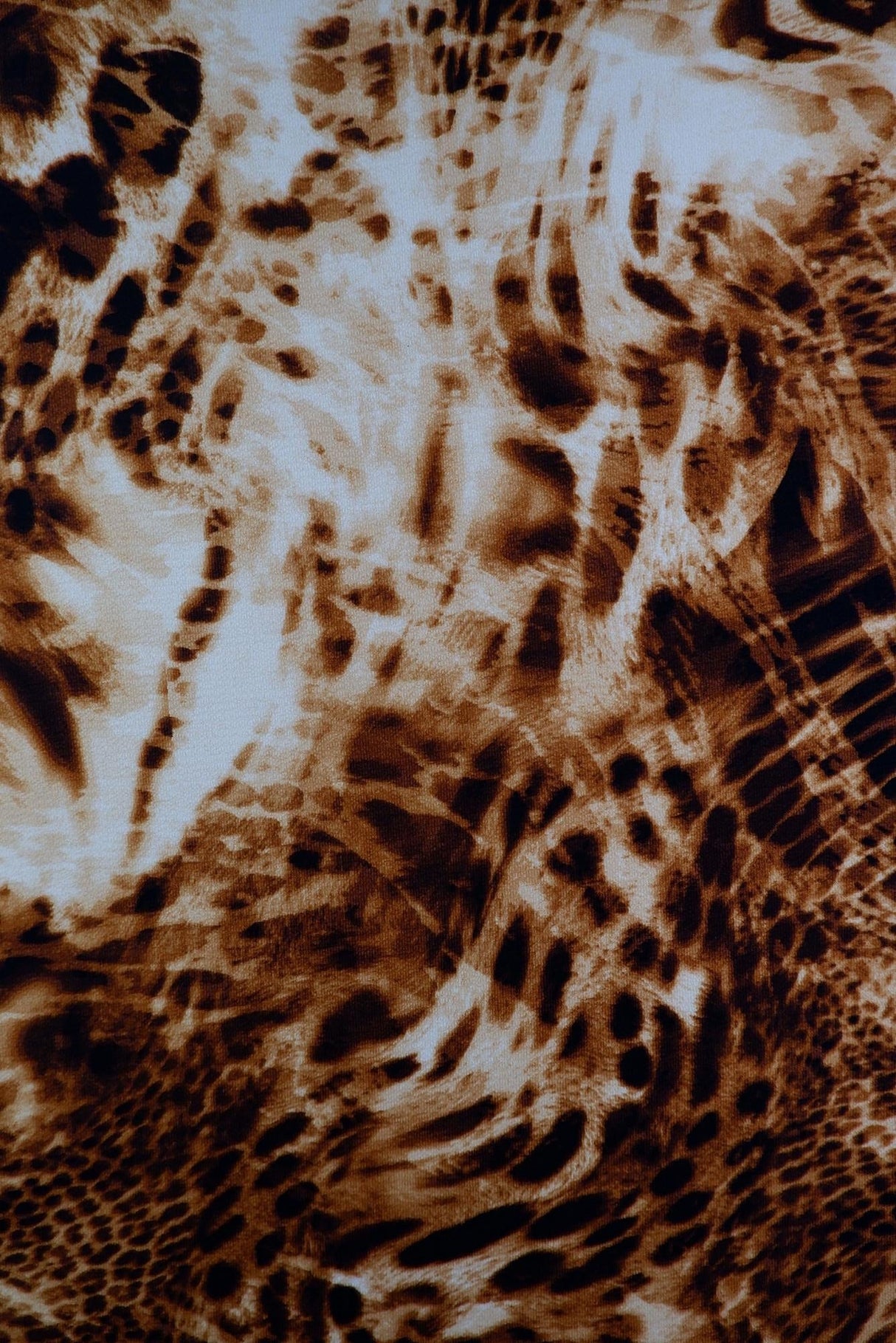 Ghost Crepe Animal Print Woven Fabric