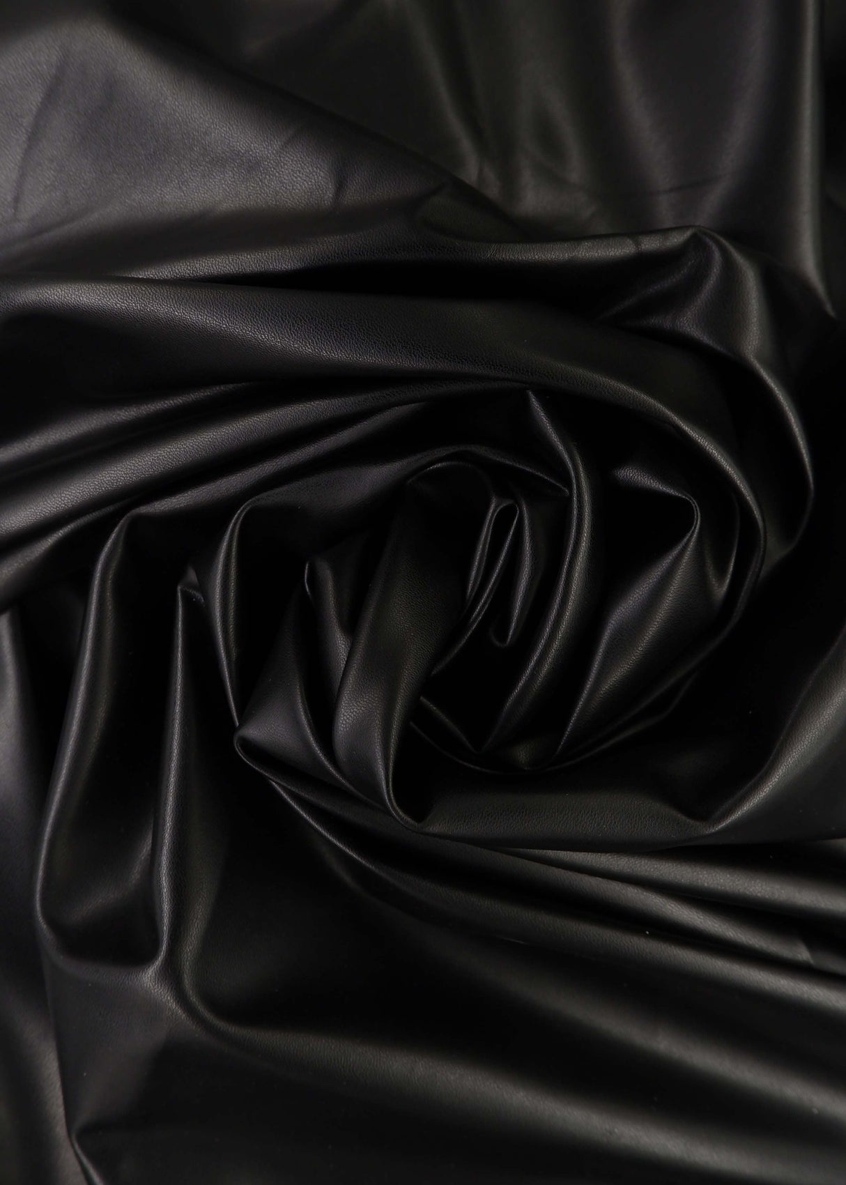PU Pleather Stretch Knit Fabric