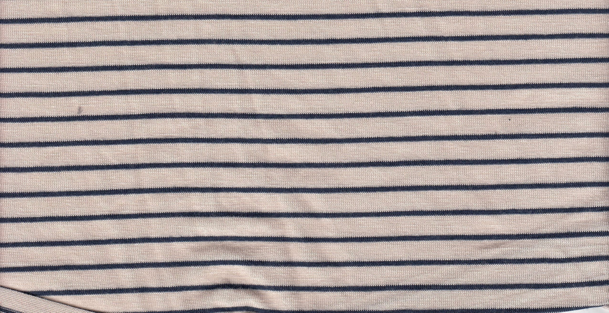 Striped Rayon Spandex Jersey Knit