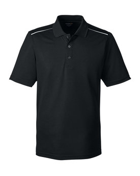 CORE® Men's Radiant Performance Piqué Polo with Reflective Piping