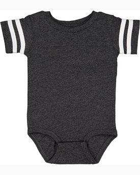RADYAN® Infant Football Classic Crew Neck Short Sleeve Bodysuit