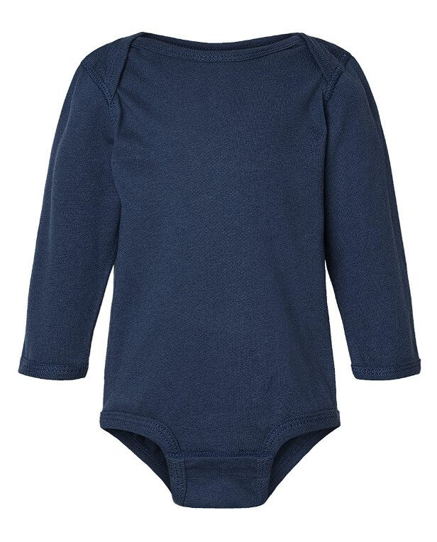 RADYAN® Infant Fine Jersey Long Sleeve Bodysuit