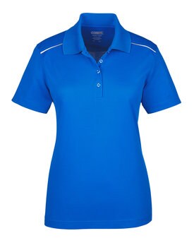 CORE® Ladies Radiant Performance Piqué Polo with Reflective Piping