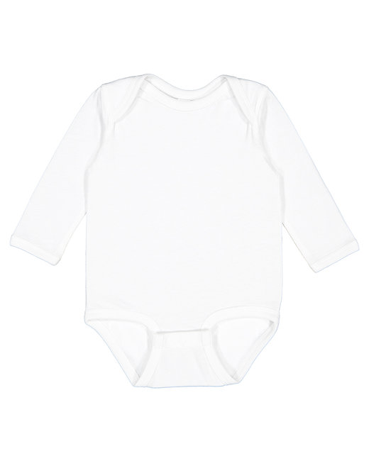 RADYAN® Infant Fine Jersey Long Sleeve Bodysuit
