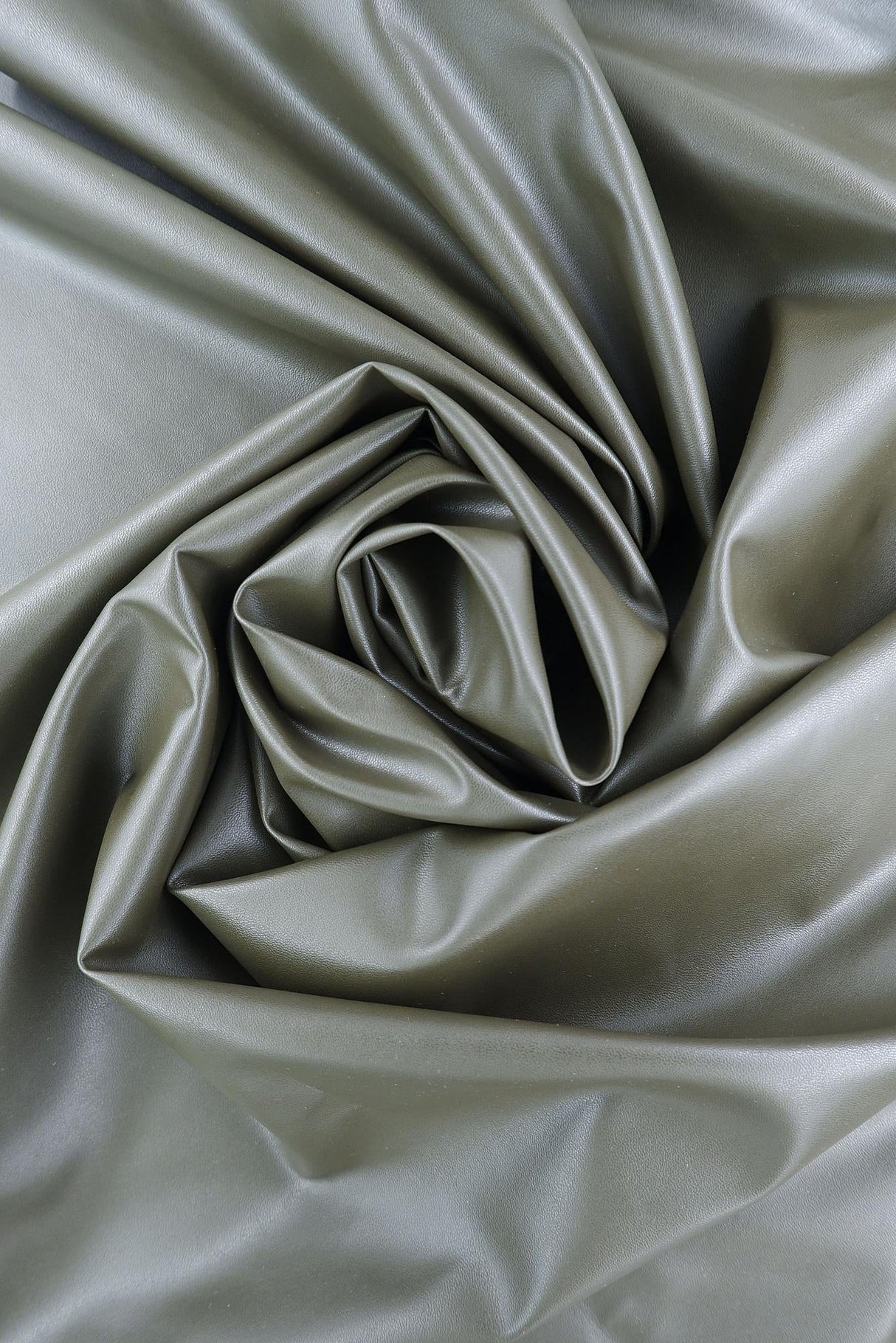 PU Pleather Stretch Knit Fabric