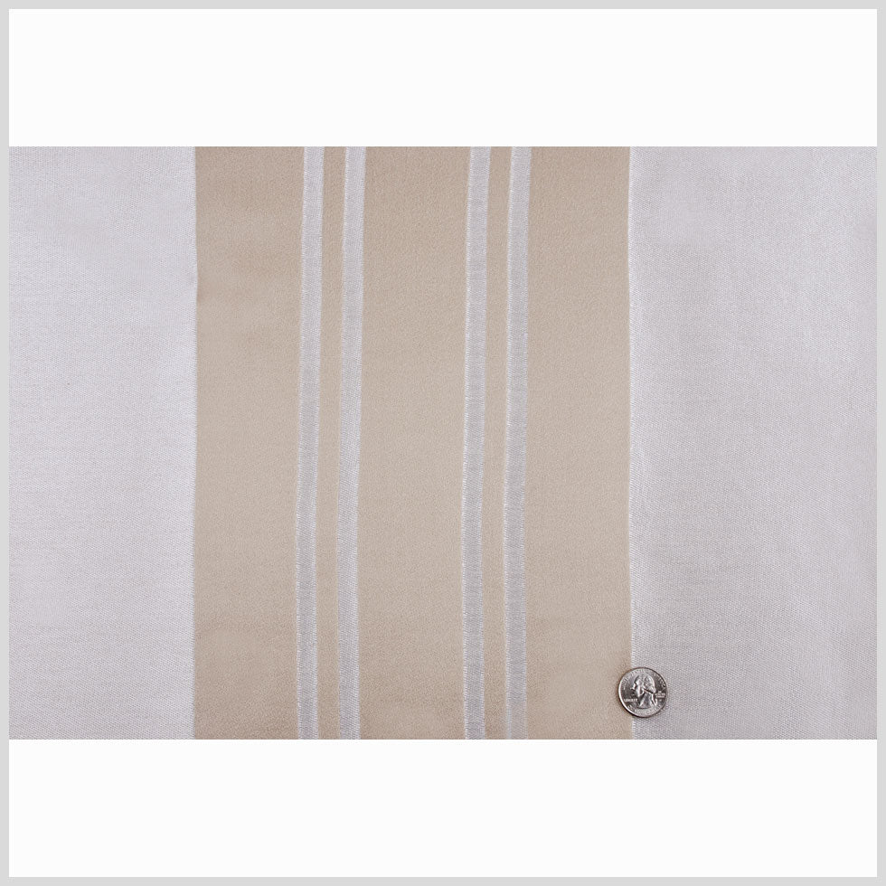 Cream Stripes Tone on Tone