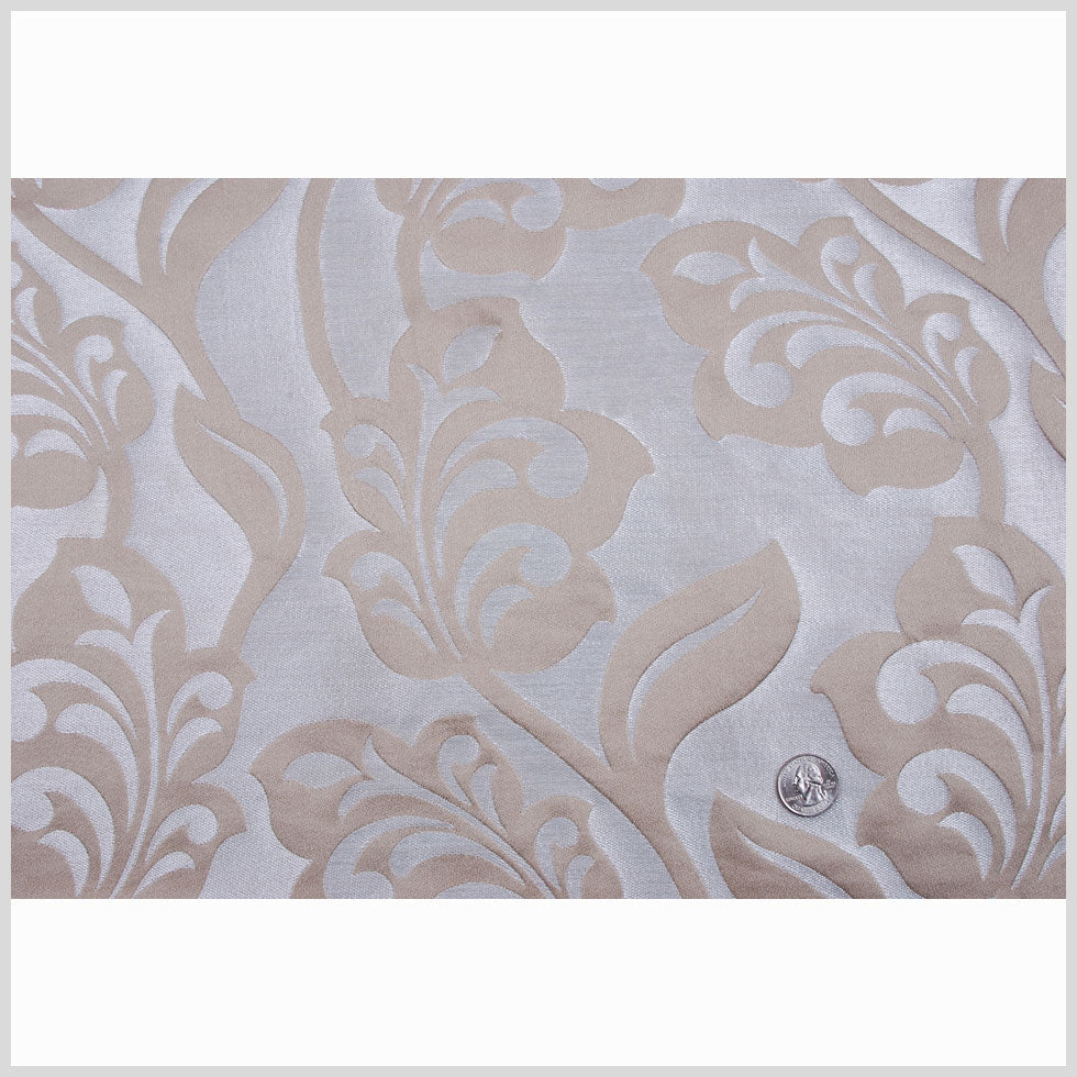 Cream Damask Poly