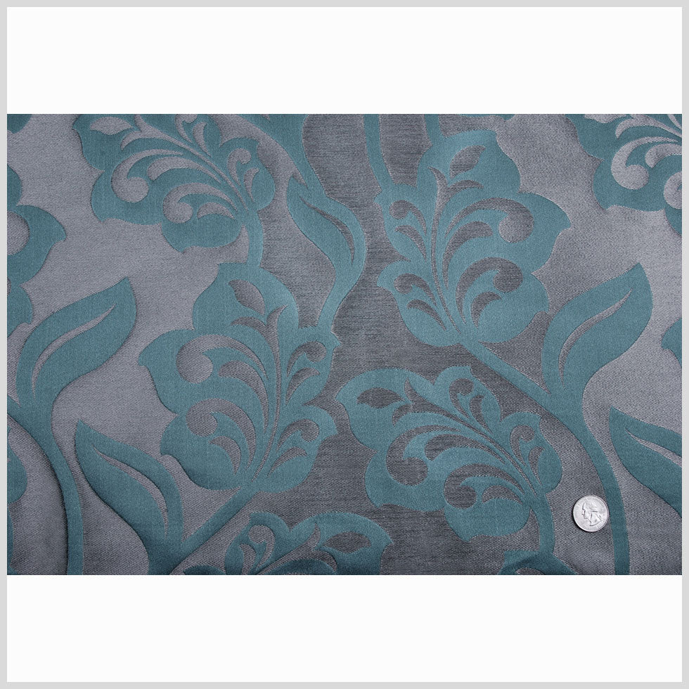 Petrol Damask Tone on Tone