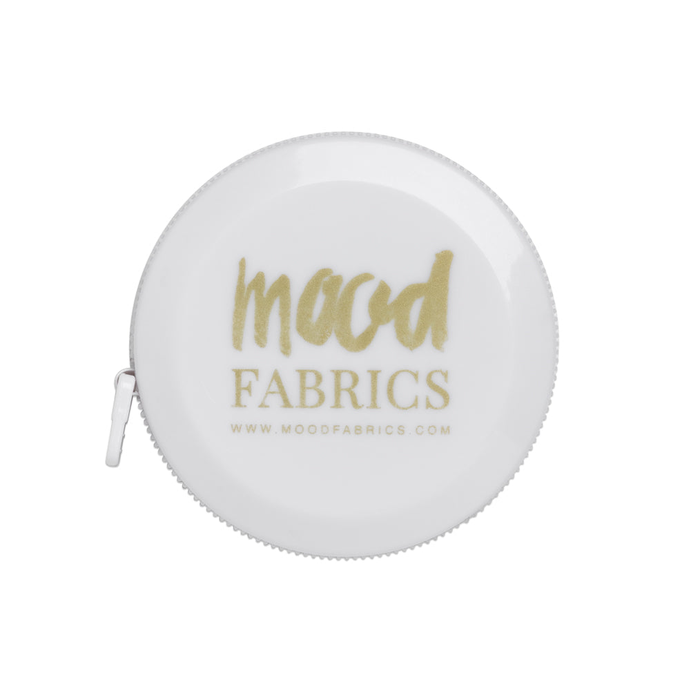 Mood Fabrics Retractable Tape Measure - 60" - White