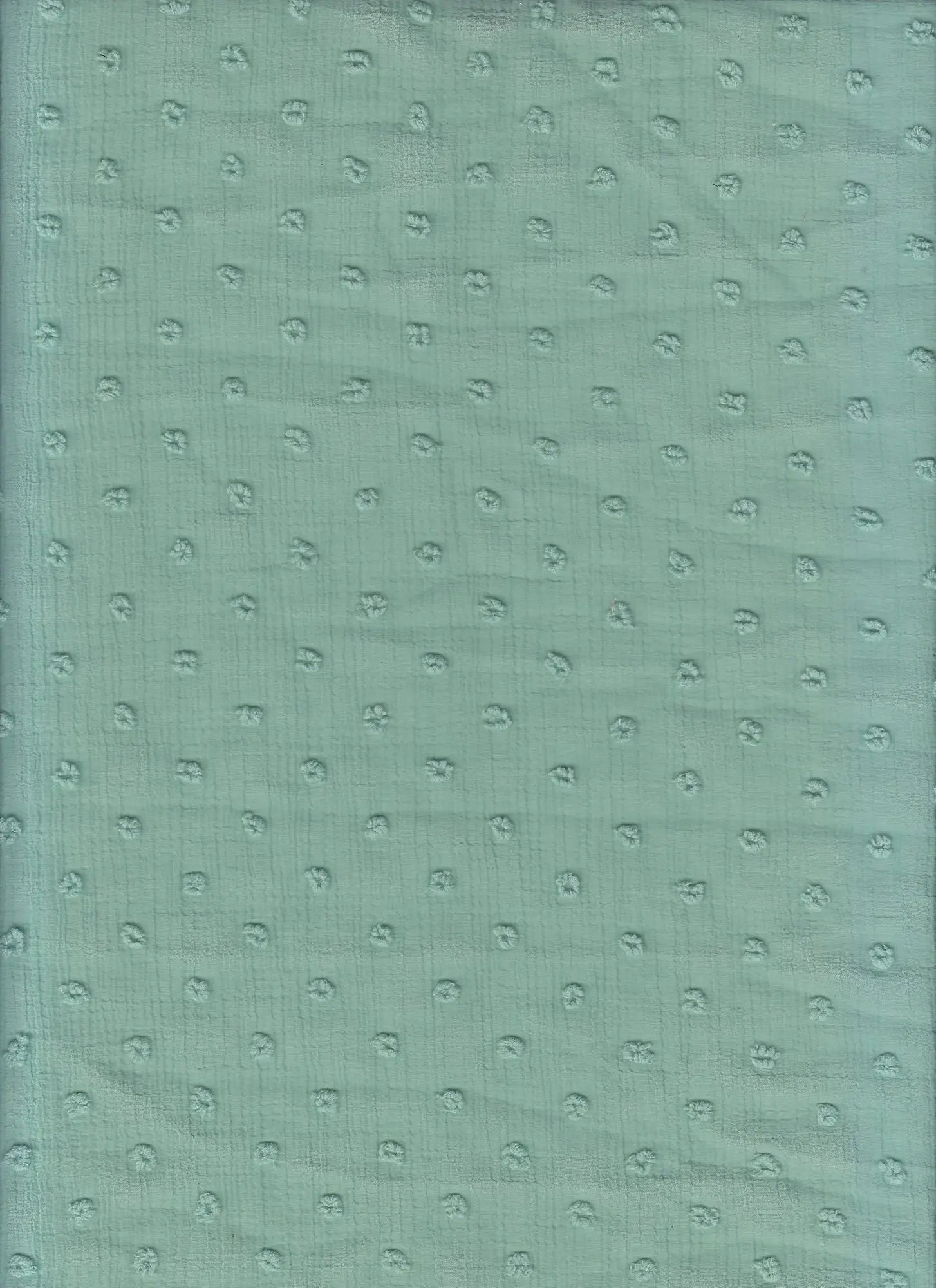 Waffle Swiss Dot Chiffon Fabric 100% Polyester 59/60'' Wide