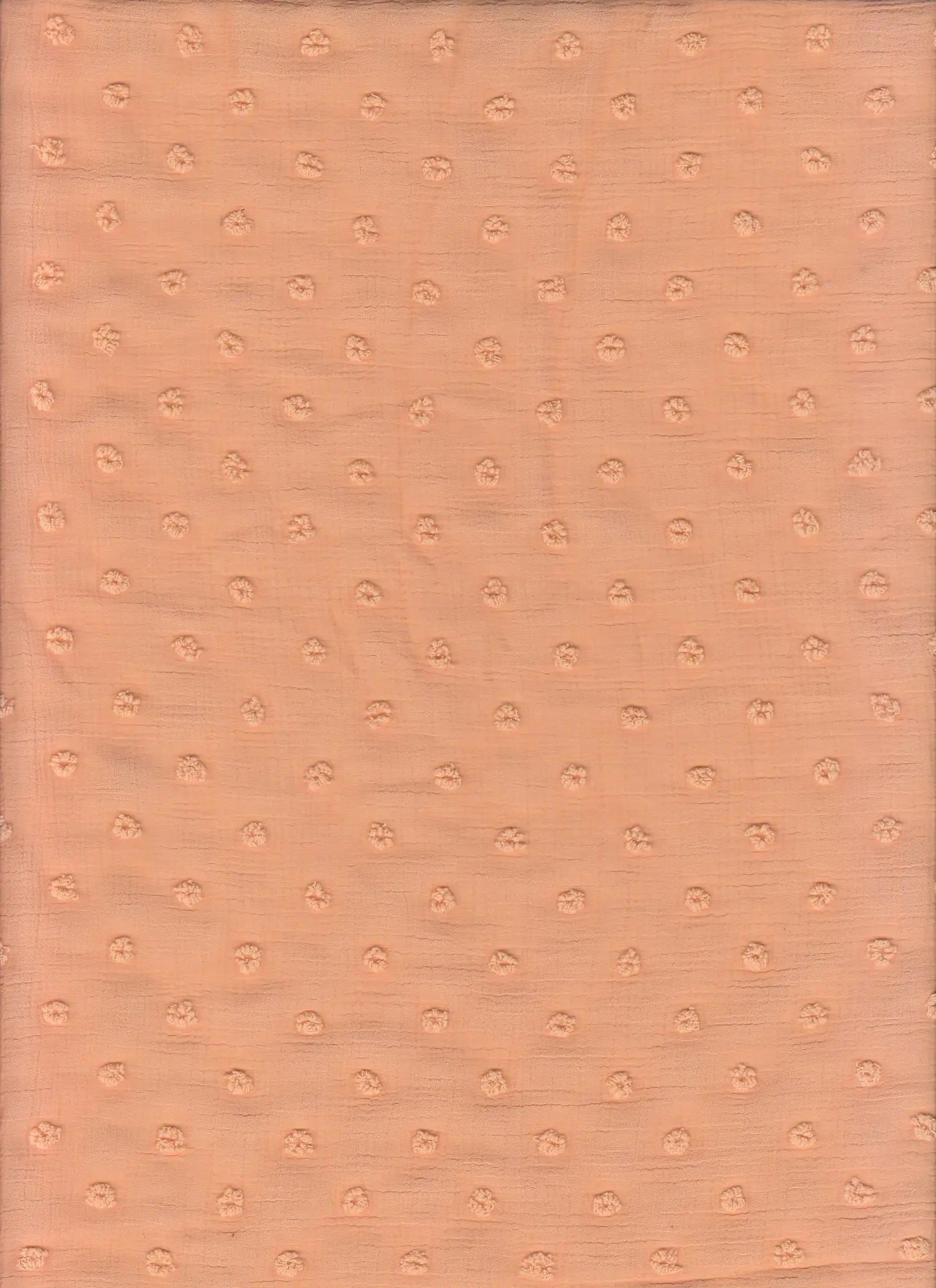 Waffle Swiss Dot Chiffon Fabric 100% Polyester 59/60'' Wide