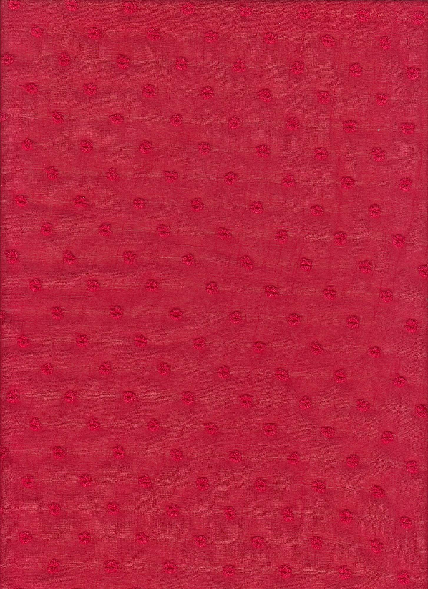 Waffle Swiss Dot Chiffon Fabric 100% Polyester 59/60'' Wide
