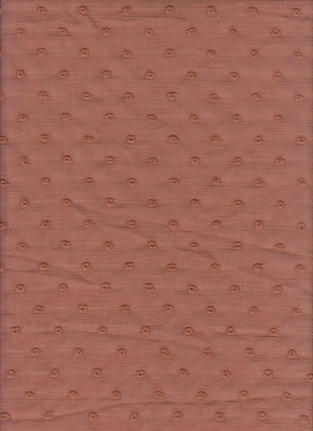 Waffle Swiss Dot Chiffon Fabric 100% Polyester 59/60'' Wide