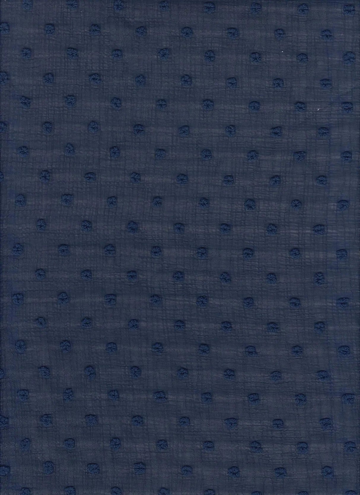 1 Yard Waffle Swiss Dot Chiffon Woven Fabric Textured Sheer Soft Drapery 59/60" Width