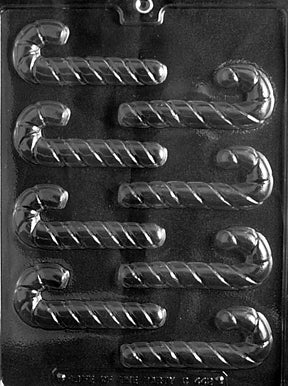 Small Candy Canes Chocolate Mold - LPC442
