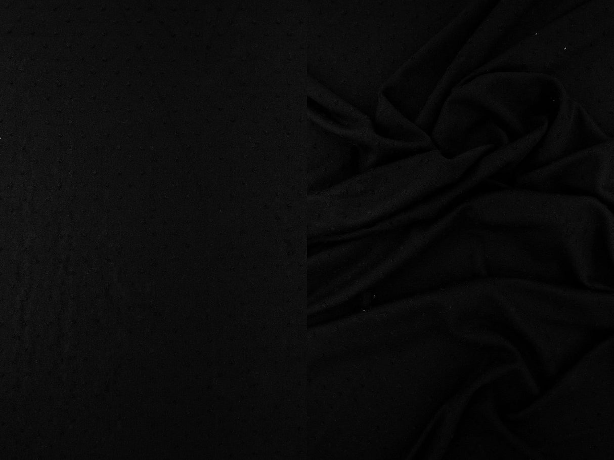 Swiss Dot Jacquard Stretch Knit