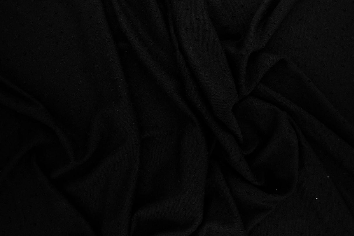 Swiss Dot Jacquard Stretch Knit
