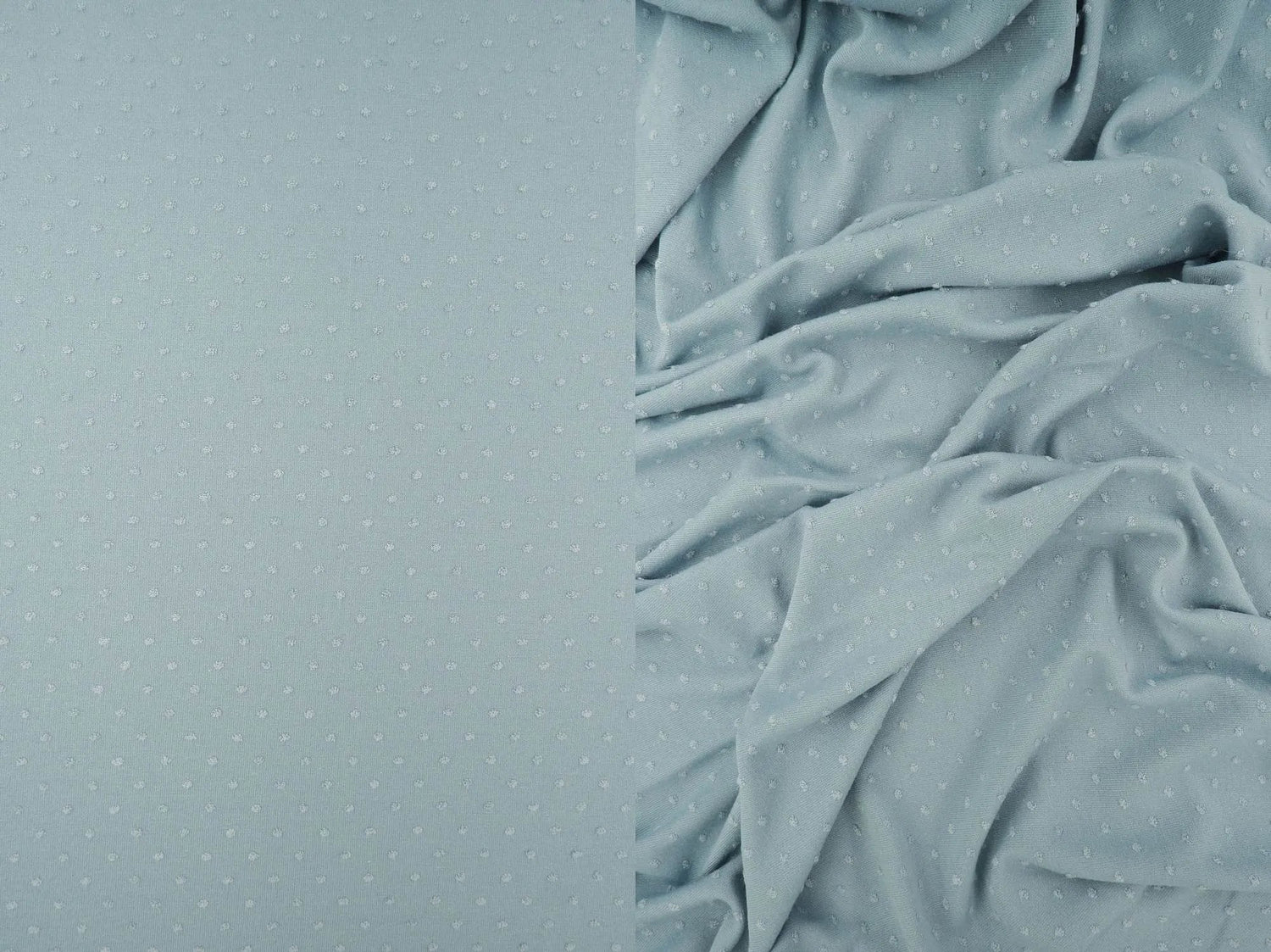 1 Yard Knit Jacquard Swiss Dot Fabric Soft Stretch Polyester Rayon 58/60 Inches Wide