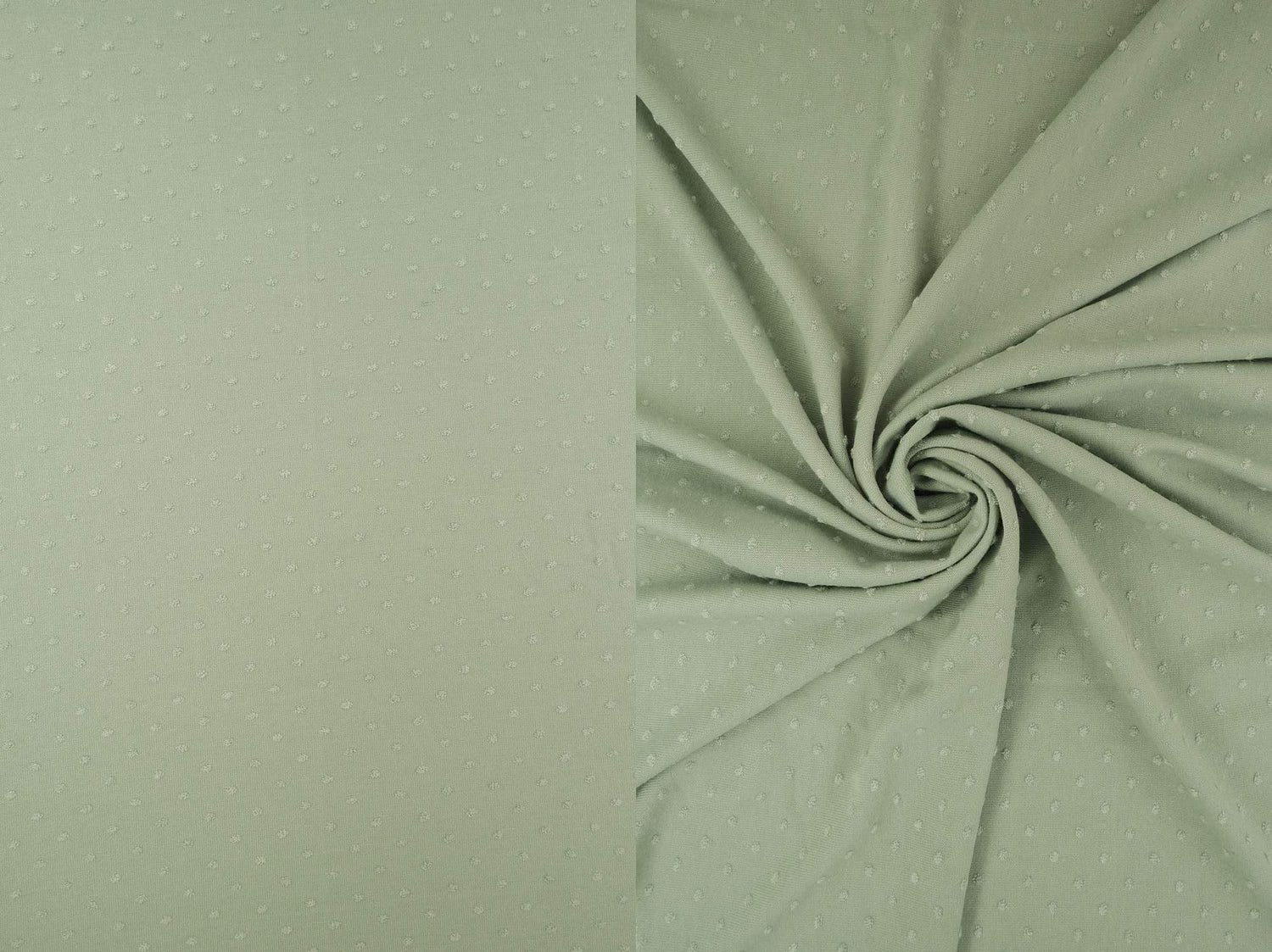 1 Yard Knit Jacquard Swiss Dot Fabric Soft Stretch Polyester Rayon 58/60 Inches Wide