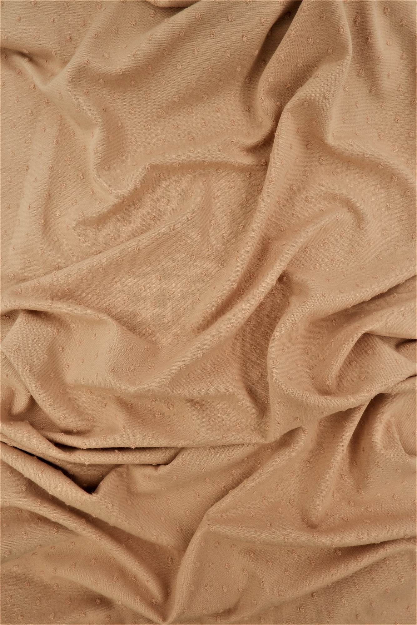 1 Yard Knit Jacquard Swiss Dot Fabric Soft Stretch Polyester Rayon 58/60 Inches Wide