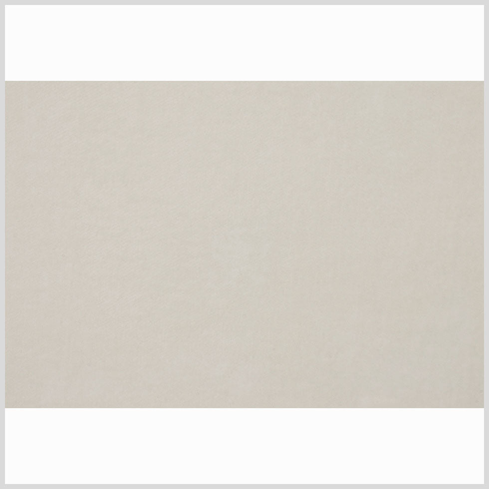 Ivory Solid Cotton Velvet