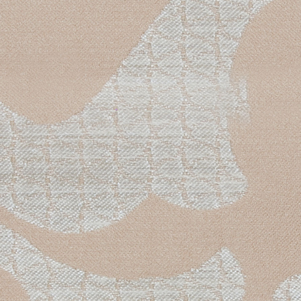 Wheat Damask Floral Poly