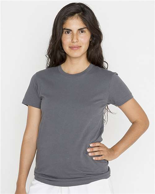 USA-Made Women's Fine Jersey T-Shirt