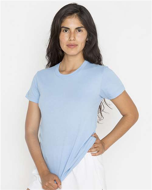 USA-Made Women's Fine Jersey T-Shirt