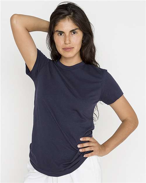 USA-Made Women's Fine Jersey T-Shirt