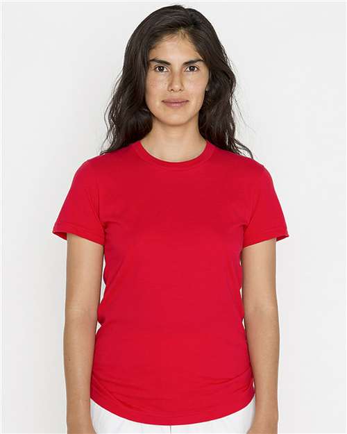 USA-Made Women's Fine Jersey T-Shirt