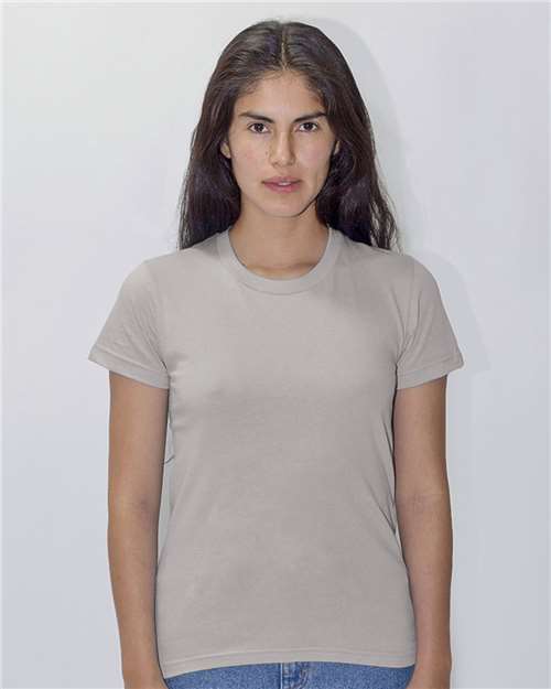 USA-Made Women's Fine Jersey T-Shirt
