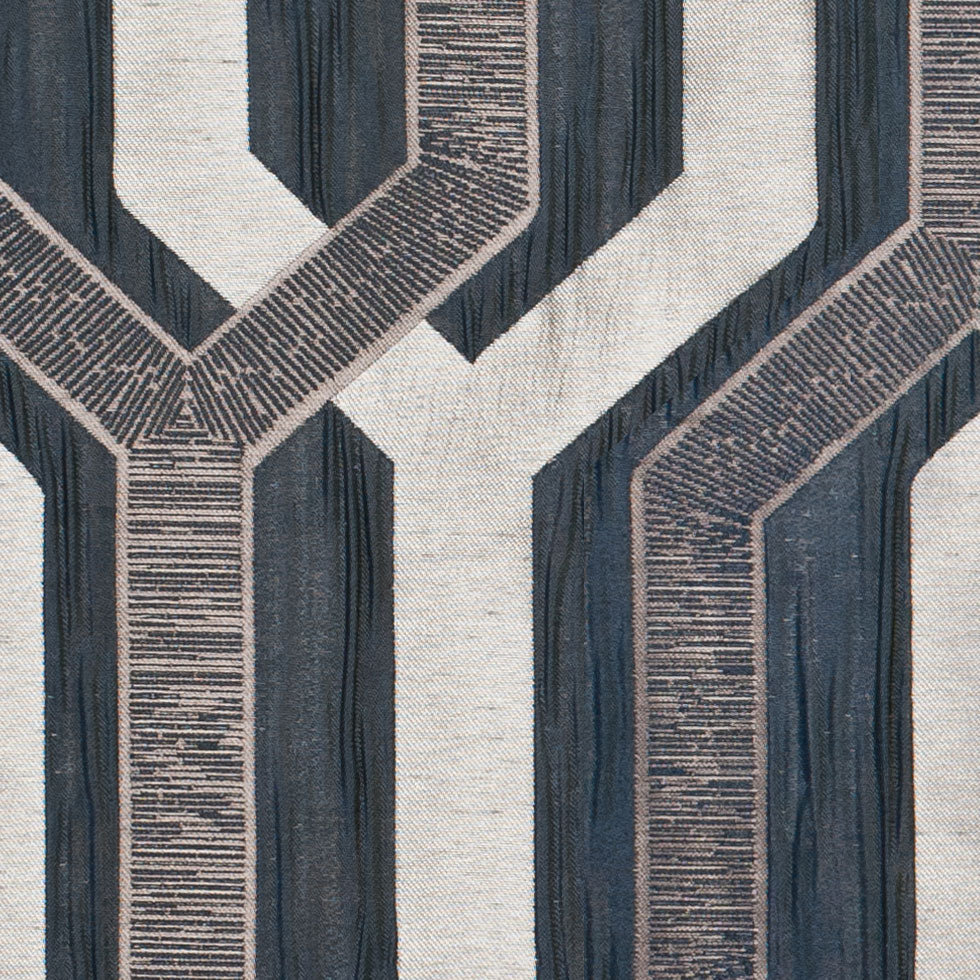 Dark Brown Geometric Poly
