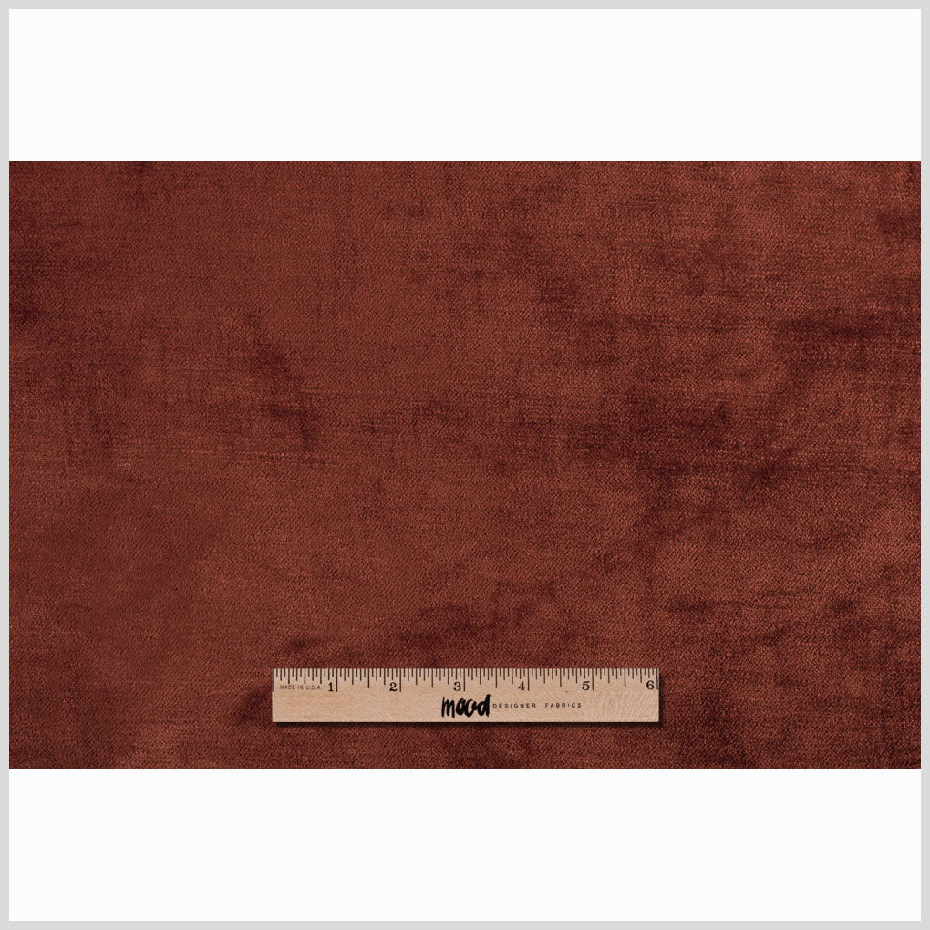 Rust Solid Chenille