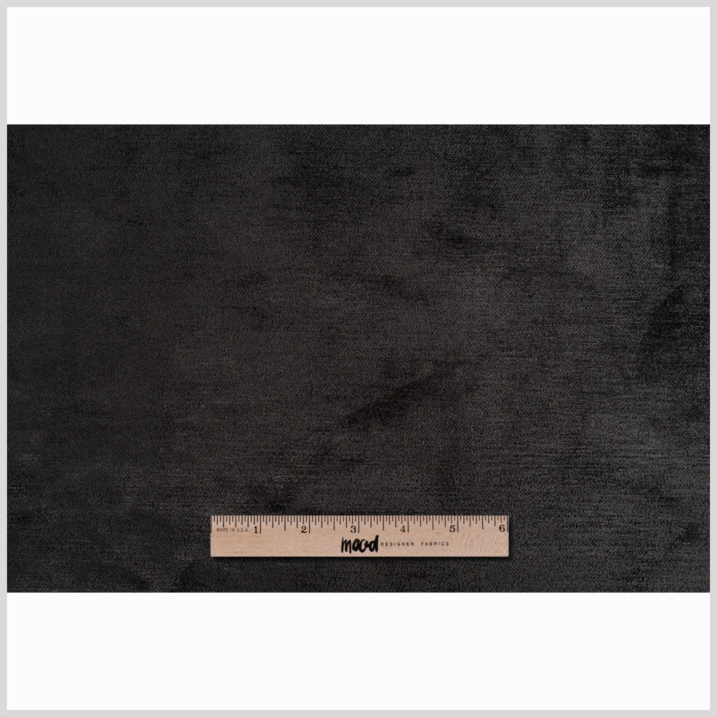 Black Solid Chenille