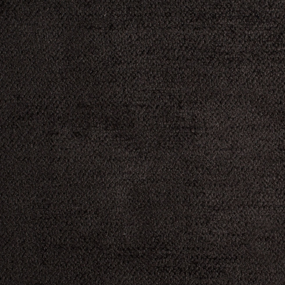 Jet Black Solid Chenille