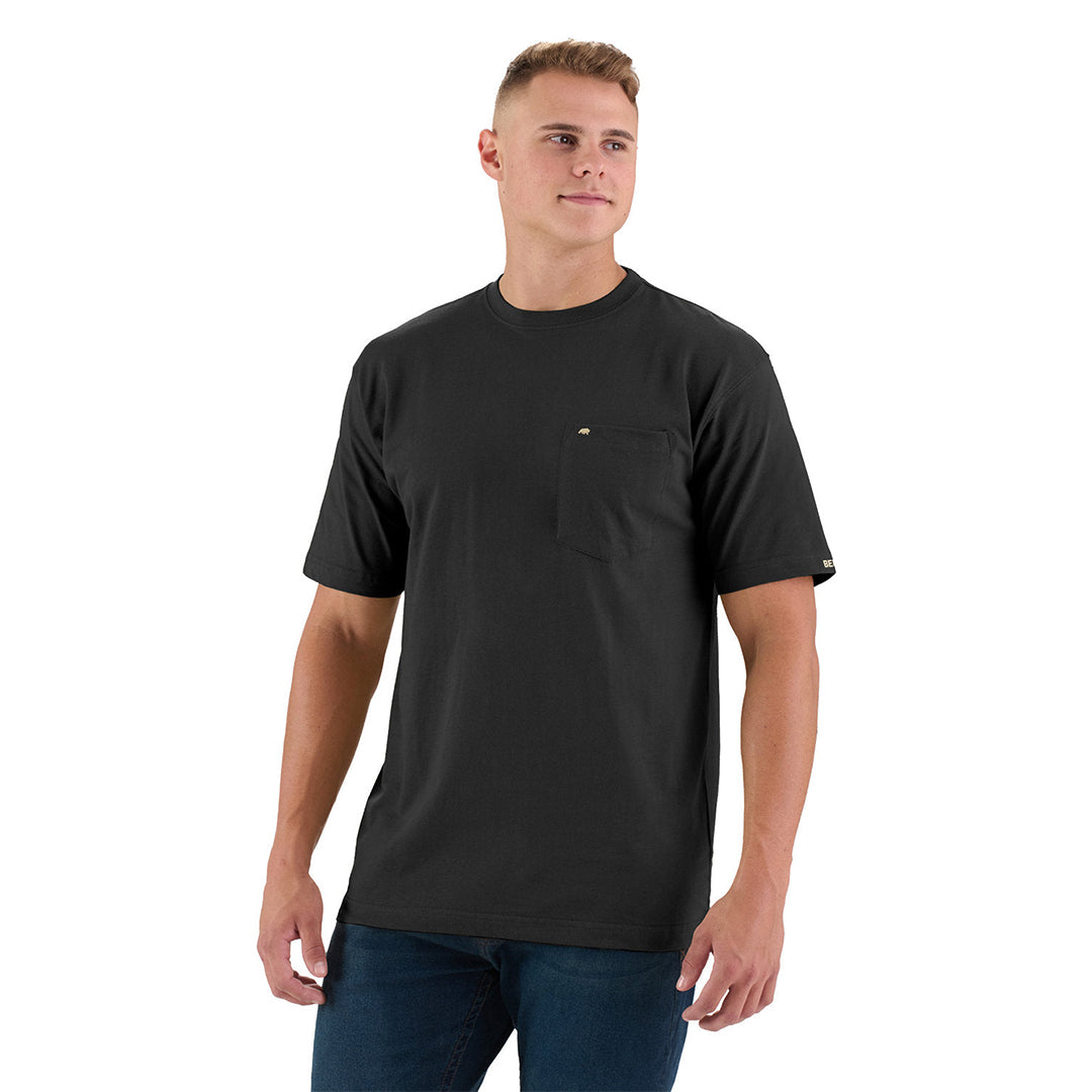 Men's Tall Heavyweight Short Sleeve Pocket T-Shirt