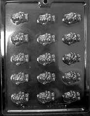 বাইট সাইজ সান্তাস চকোলেট মোল্ড