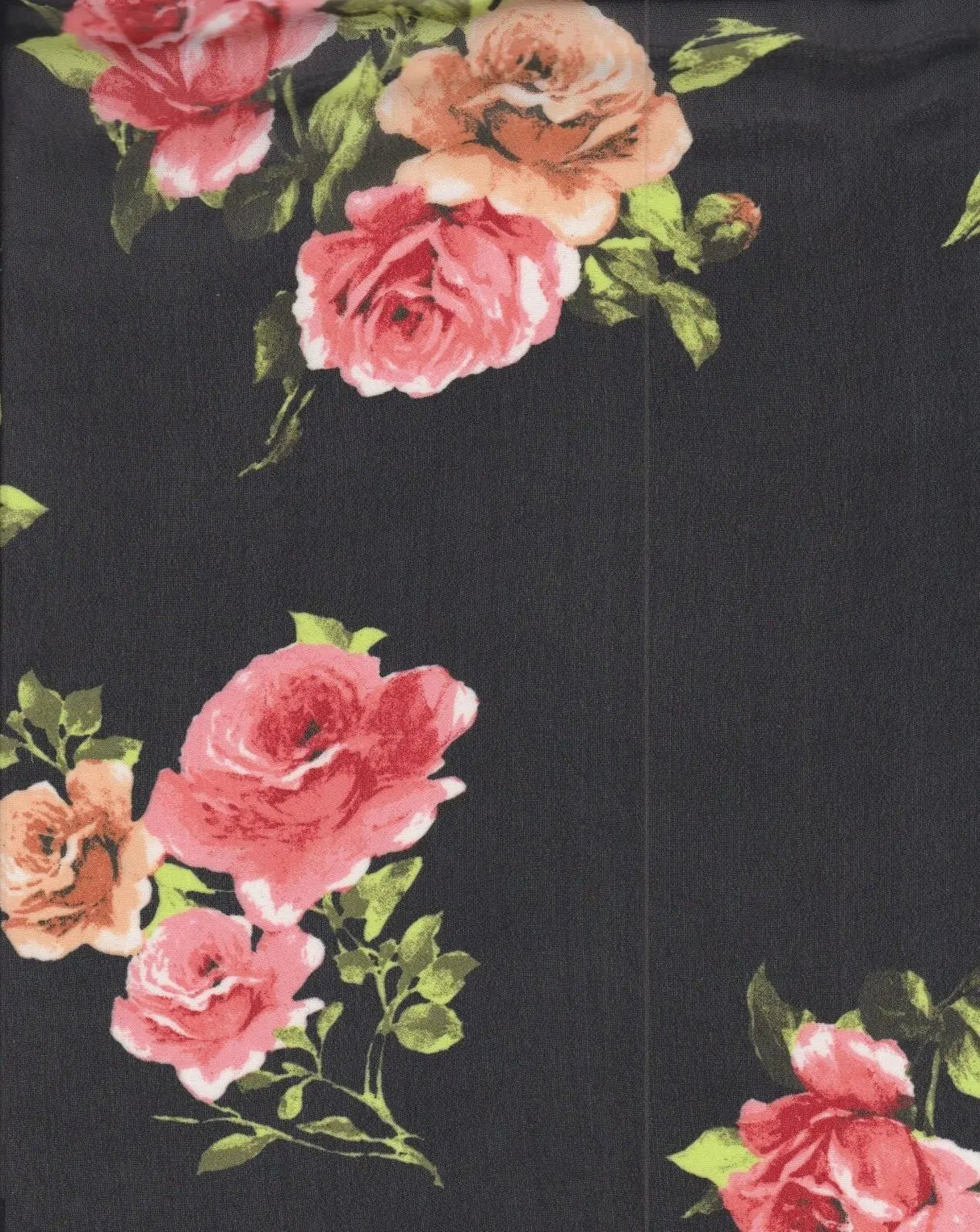 Chiffon Fabric 100% Polyester Floral Print, 57/58" Wide